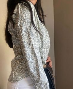 Talbots Printed Cotton Shirt