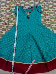 Elegant Teal Green Kurti with Embellishments