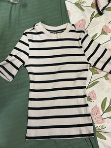Striped Ribbed Top for winter