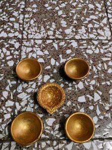 Golden Diya Set 5