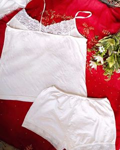 Cute White Lingerie Set