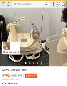 Savana Animal Shoulder Bag