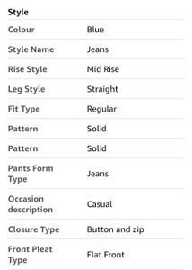 Plus size Blue Denim Jeans