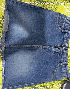 Blue Denim Skirt