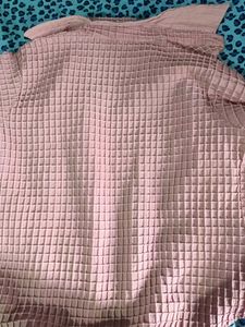 Pink Textured Collared Shirt