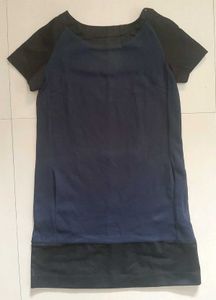 💎 MANGO Suit Rare-To-Find Navy Black Shift Dress