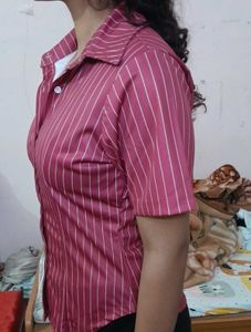 Striped Button-Up shirt
