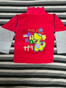 Kids' Winter Thick Long Sleeve Tops (2-Pack)