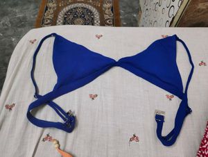 Vibrant Blue Bikini Top