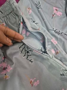 Cute Floral Print Pajama Set