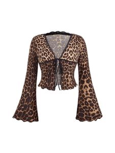 Leopard Print Black lace shrug