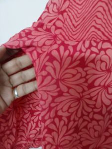 Bright Coral Short Kurti
