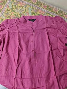 Elegant Pink Embroidered  Top