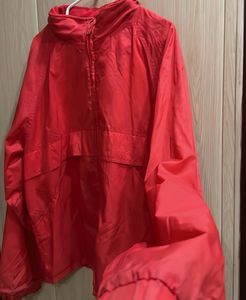 Red Windbreaker Jacket
