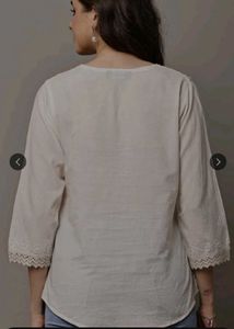 Elegant Embroidered Tunic Top