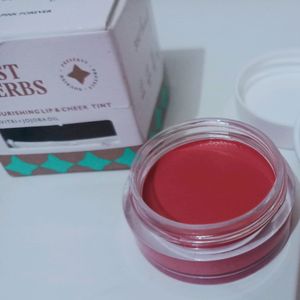 JUST HERBS LIP &amp; CHEEK TINT - PINK FOREVER