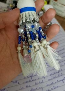 Handmade Badminton Shuttlecock Keychain