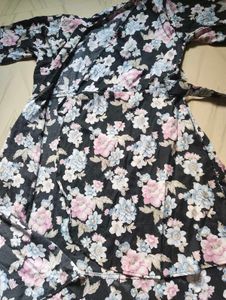 Floral Wrap Dress