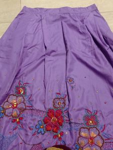 Heavy Work Ghaghra Or full Skirt