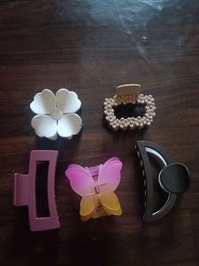 Combo of 5 Korean Style Clutcher