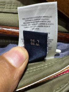 Hugo Boss Regular Fit Olive Green Chinos