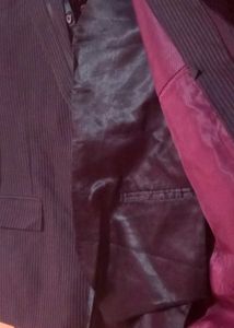 Striped Suit &amp; Tie Set