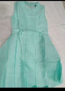 Teal A-Line Dress kids girls usa imported