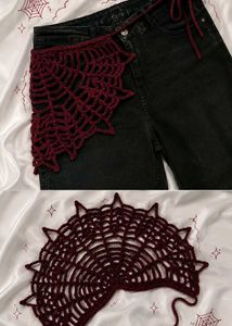 Crochet Spiderweb Bandana🕸️