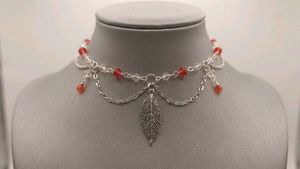 layered gothic chain necklace