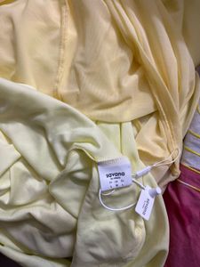 Savana Elegant Yellow Off-Shoulder Ruched Maxi Dre