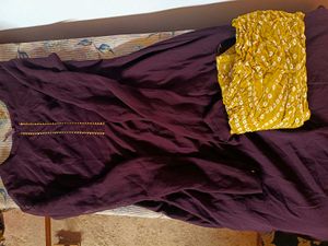 Ethnic Kurta Set with yellow pants
