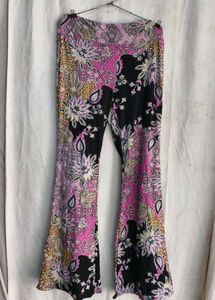 Boho Floral Bell Bottom Pants