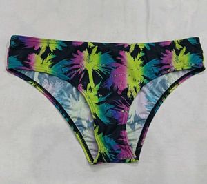 ❤️‍🔥 Vibrant Palm Tree Print Bikini Bottom