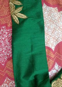 Elegant Green Kurta with Gold Embroidery