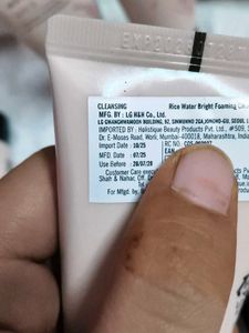 Pack of 12 The Face Shop Rice Water Bright Foaming