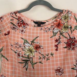 Zink Floral Print Top