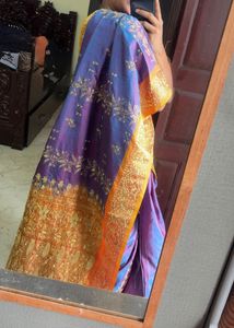 Stunning Silk Saree with Intricate Embroidery
