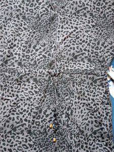 Stylish Leopard Print V-Neck Dress