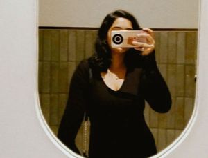 Black Ribbed Bodycon Dress
