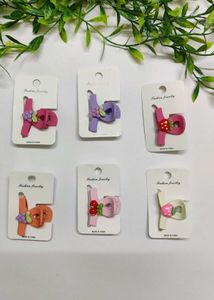 Cute Flower Hair Clips Set of 3