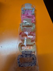 Set of 6 Colorful Hair Claw Clips