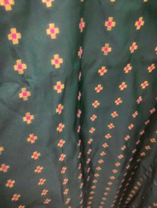 Diwali special Green Kurta With Pink Dupatta Set