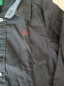 United colors of Benetton Black color shirt for 7 to 8 years kids and brand new condition