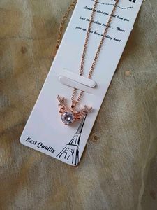 Anti Tarnish Reindeer Antler Necklace