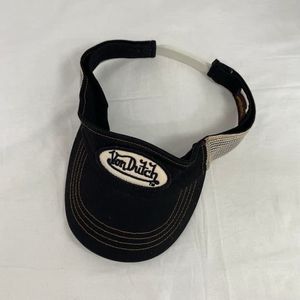 Von Dutch Black Visor Hat