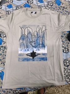 Men's Casual Multicolour T Shirt In L 40 Size