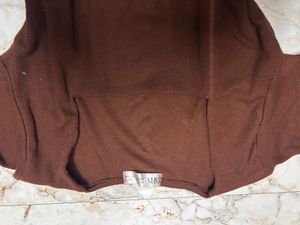 Brown Long Sleeve Top