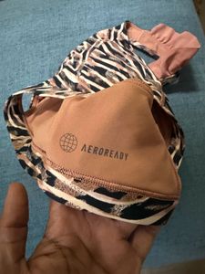 Adidas Zebra Print Sports Bra