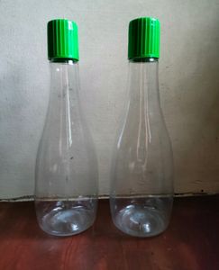 2 Plastic 500 ml Bottles