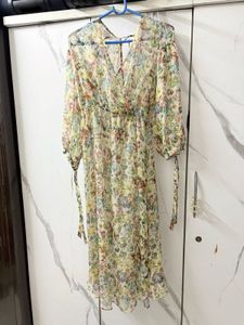 Lightweight Floral Midi Dress